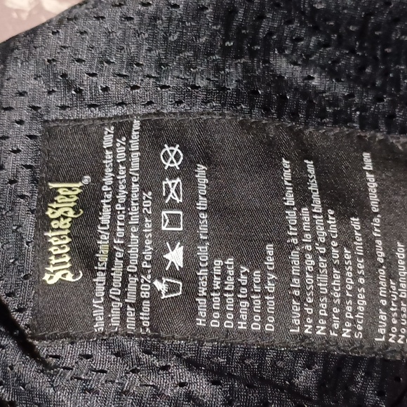 Street & Steel Ride the Life Motorcycle Jacket Mens Medium Black - Picture 9 of 9